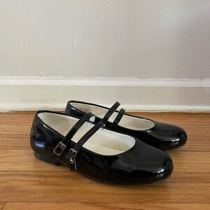 GAP Shiny Black Kids Dress Shoes